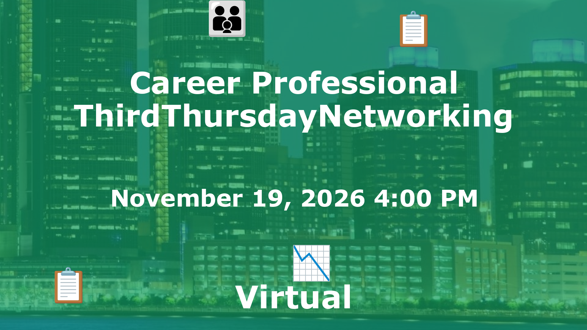 Career Professional ThirdThursdayNetworking  event image
